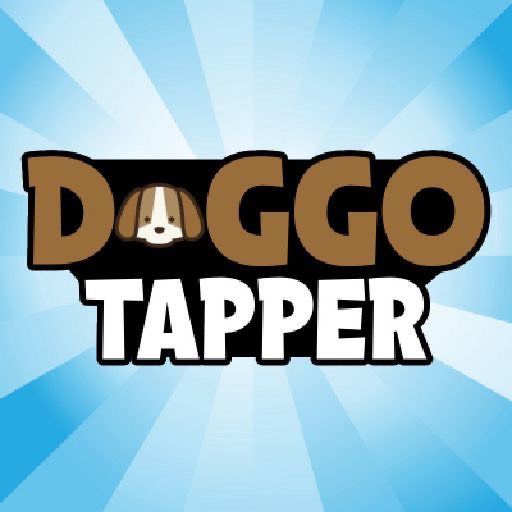 The words doggo tapper with a cartoon dog as the first o